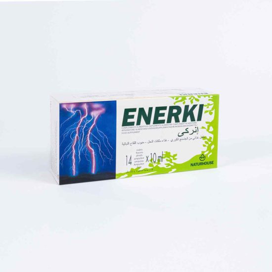 Enerki Plus est un complément alimentaire à base de miel, de pollen, de gelée royale, de ginseng et de gingembre et de vitamine E.
